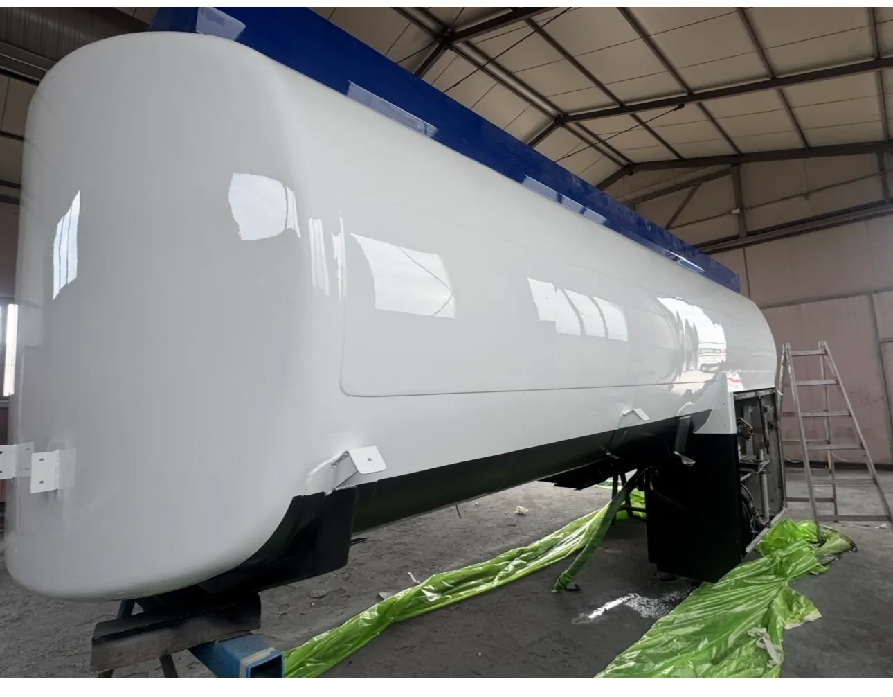 Autocisterna – tlačna proba